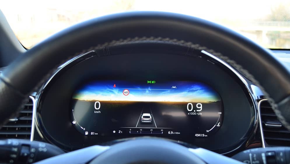 Kia ProCeed GT-Line display