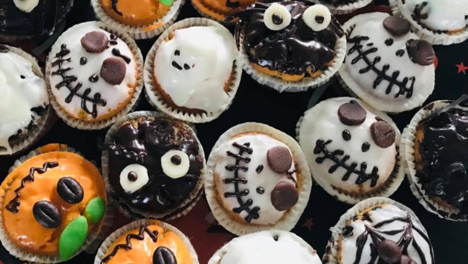 Halloween Weesp Vuurlinie cupcakes